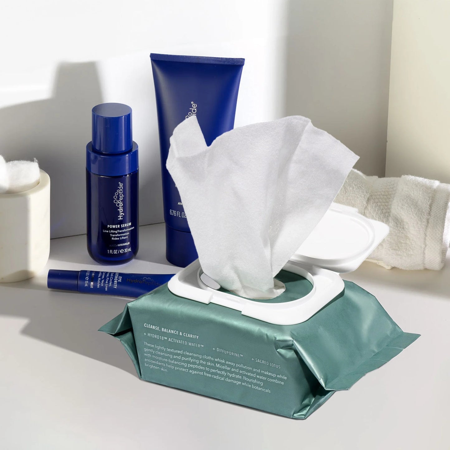 Hydroactive Cleanse - Toallitas Limpiadoras Micelares (30 Toallitas)