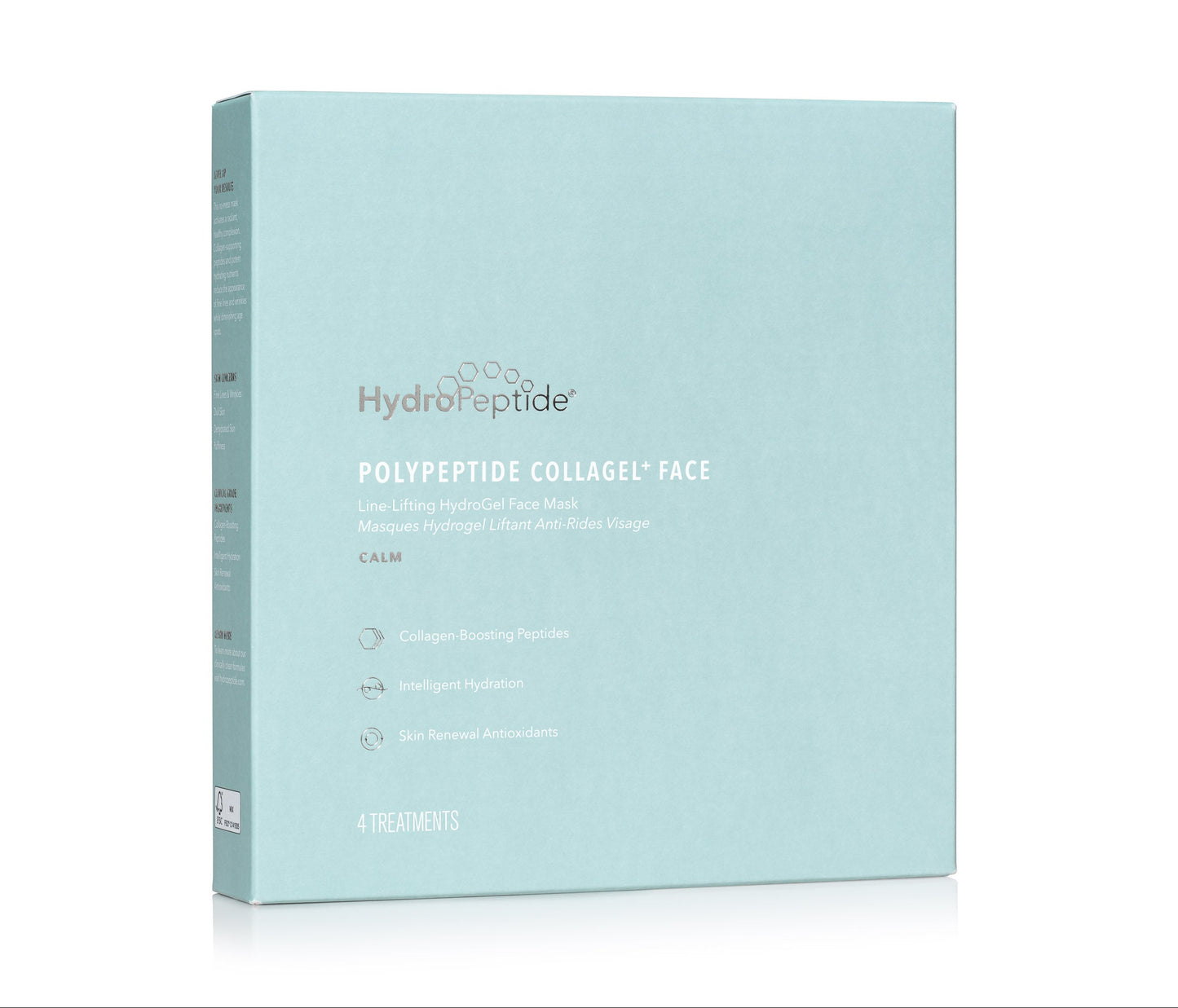 Polypeptide Collagel+ Face (Mascarilla Hydrogel para rostro) 4 Piezas