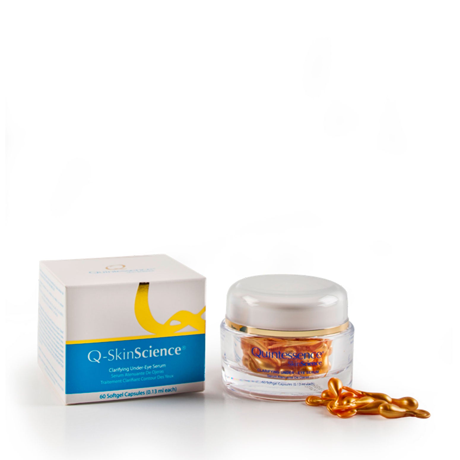 QSS Clarifying Under Eye Serum Capsules Jar/60 caps.